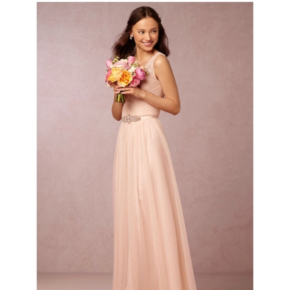 BHLDN Fleur Blush Bridesmaid Dress